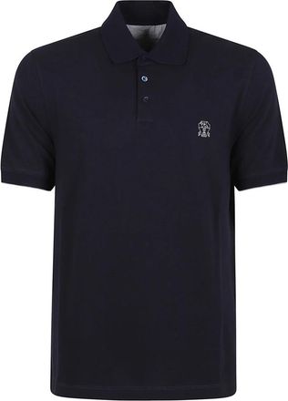 Brunello Cucinelli Heren, Tops, Blauw, Maat: 4XL Katoen