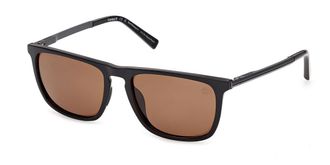 Timberland TB00088 Polarized 01H Mens Sunglasses Black Size 57