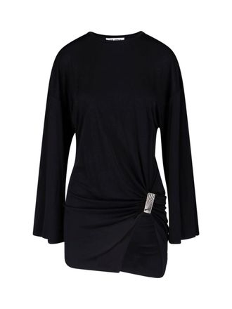 The Attico Abito Mini Drappeggiato