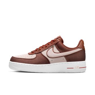 Nike Womens Air Force 1 07 SE Shoes in Brown | IB6642-200