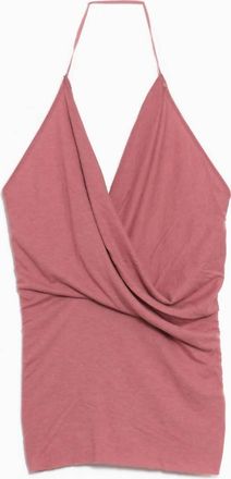 Rick Owens Womens Draped Top In Thulian Pink