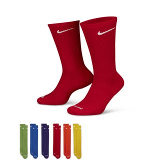 Nike Mens Everyday Plus Cushioned Training Crew Socks (6 Pairs) in Multicolor | SX6897-903