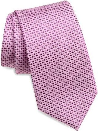 Duchamp Neat Silk Tie in Pink at Nordstrom Rack
