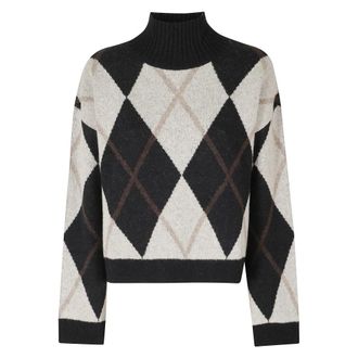 Barbour Maglione Marlow Argyle in lana - - Knitwear - Donna - Multicolore - S