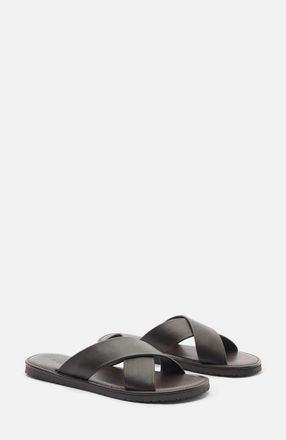 Scarosso Adriano Sandals in Brown Calf at Nordstrom, Size 39
