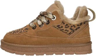Shoecolate Veterschoenen Laag - Dames - Sneakers - Bruin - 39 EU - Su&egrave;de - Schoenen