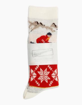 Anonymous Ism Mens Anonymous Ism Ski JQ Crew Mens Off White Socks - Size: 9.5/13/12.5/12/11.5/11/9/16/15.5/15/14.5/14/13.5/10.5/10