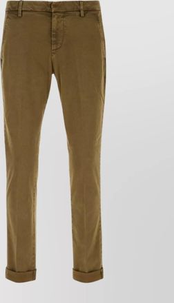 Dondup cuffed trousers with pockets and loops