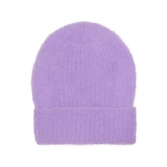 Americandreams Mila Mohair Beanie - Dames - Hoeden - Paars - ONE Size - Wol - Accessoires