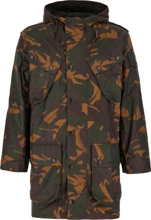 Barbour Wax Parka - Heren - Parka Jassen - Veelkleurig - M - Katoen - Jassen