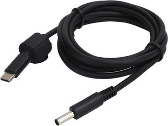 OEM Cable De Alimentaci&oacute;n Usb-c A Cc, Cargador Compatible Con Usb-c De 65 W, Apto Para Port&aacute;tiles Hp, Cable De Alimentaci&oacute;n Cc Con Simulador Pd Activado, 