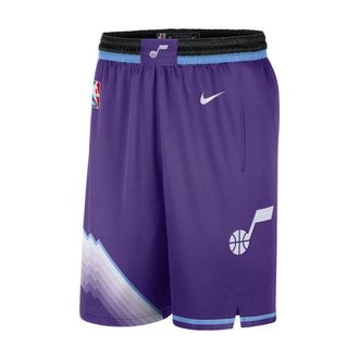 Nike Utah Jazz Icon Edition 2025/26 Nike Mens Dri-FIT NBA Swingman Shorts in Purple | HQ7514-504