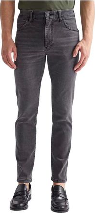 Wrangler Heren, Jeans, Grijs, Maat: W30 L32 Katoen