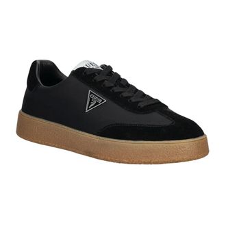 Guess Schoenen, Heren, Zwart, 45 EU, Leer, Schoenen > Sneakers