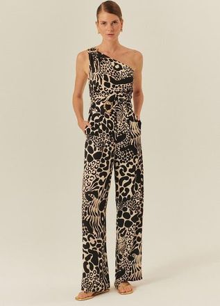 Exquise Katalina Jumpsuit With Belt in Black at Nordstrom, Size X-Large
