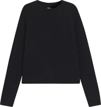 HUGO BOSS Round-neck Truien - Dames - Ronde hals truien - Grijs - L - Truien & Vesten
