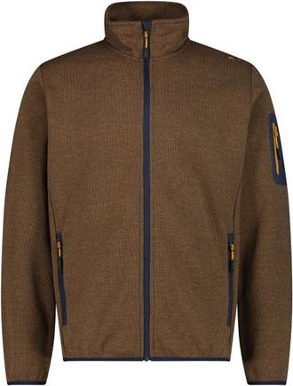 F.lli Campagnolo Jacquard Knitted Jacket Fleecejacke f&uuml;r Herren | braun