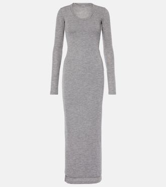 Jil Sander Virgin wool midi dress