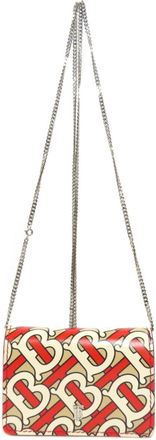 Burberry Beige Red Color White Pvc Wallet (Bi-Fold) (Pre-Owned)