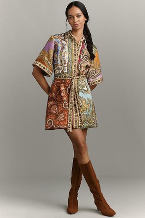 Alemais Clemenza Spliced Mini Dress