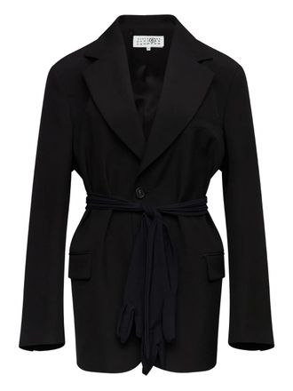 Maison Margiela tie detail jacket - Black