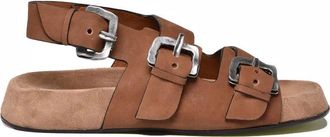 Ernesto Dolani Ernesto Dolani Leather Suede Sandal 3cm Heel