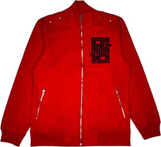 Rock Revival Mens Zip-Up Jacket In Red