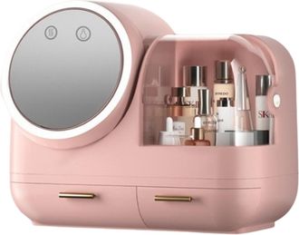 OEM 1 Bo&icirc;te De Rangement, Miroir Led, Ventilateur, Grande Capacit&eacute;, &Eacute;tanche, Pour Salle De Bain, Coiffeuse