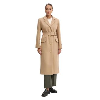Patou Dames, Mantels, Beige, Maat: XS Wol