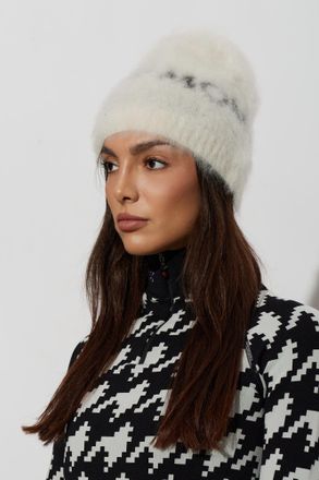 Perfect Moment Wool Beanie With Logo, Unisex, Cream