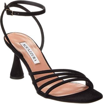 Aquazzura Latour 75 Suede Sandal