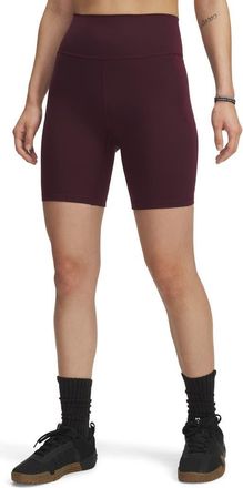 Under Armour Meridian Bike Shorts in Dark Maroon //Dark Maroon at Nordstrom, Size Small