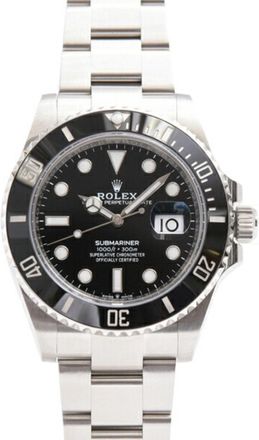 Rolex Submariner Stainless Steel Wristwatch (Pre-Owned)