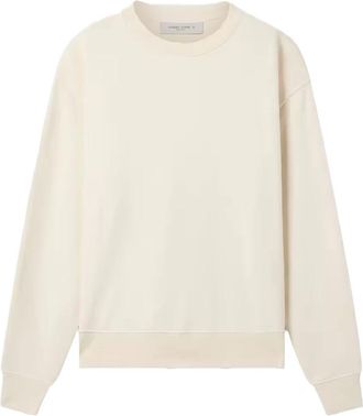 Golden Goose Distressed Sweatshirt - Heren - Sweatshirts - Wit - S - Katoen - Hoodies & sweatvesten