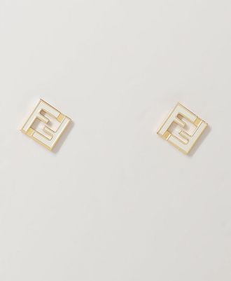 Fendi Orecchini Forever Fendi in ottone smaltato