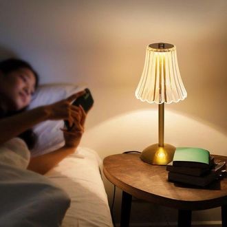 OEM L&aacute;mpara De Escritorio De Estilo Retro Con Led T&aacute;ctil Que Cambia De Tres Colores