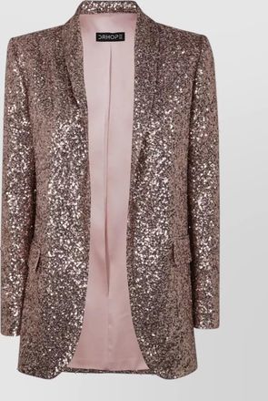 DRHOPE long shawl collar blazer