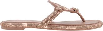 Tory Burch Miller Pave Knotted Sandals, Size 6