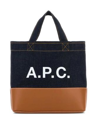 A.P.C. Axel mini tote bag - Blauw