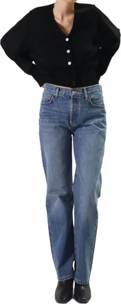 &Eacute;tica Altin Straight Loose Fit Jeans In Blue
