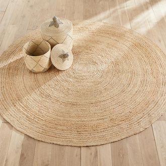 AM.PM Rond tapijt &Oslash;250 cm in jute, handgevlochten, Hempy