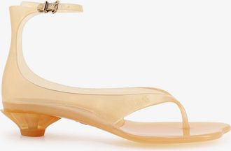 Chlo&eacute; Sandali Jelly in TPU con tacco a forma di conchiglia - CHLOE - gender_Woman