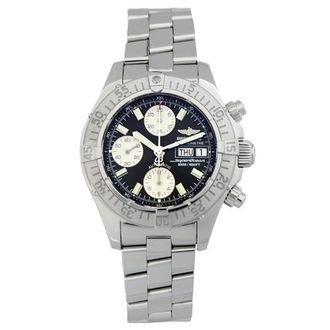 Breitling Pre-owned Breitling Superocean Chronograph Automatic Black Dial Mens Watch A1334011-B6-131A