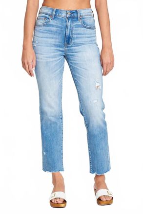 Daze Straight Up High Rise Jean In Oasis Vintage