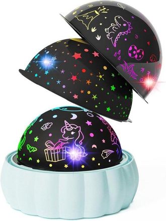OEM Proyector De Cielo Estrellado Para Ni&ntilde;os, 3 Temas Diferentes Y 7 Modos De Luz, Gira 360&deg; Para Un Efecto M&aacute;gico, Para Ni&ntilde;os Y Ni&ntilde;as, 1 Unidad