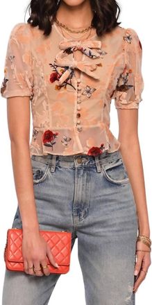 Heartloom Avedon Top In Bisque