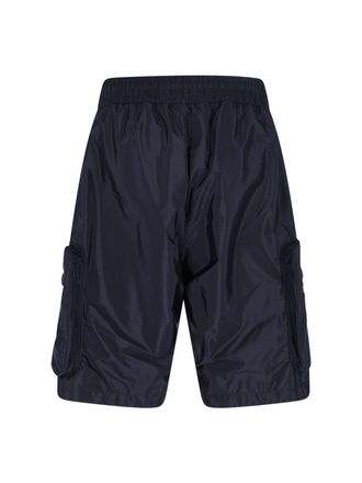 Moncler Mens Trousers Blue Polyamide