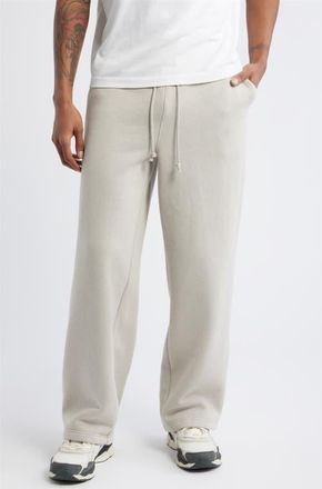 BP. Straight Leg Fleece Sweatpants in Grey Owl at Nordstrom, Size Xx-Large