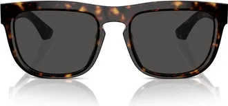 Burberry BE4431U300287 Square Full-Rim Havana Sunglasses - Brown