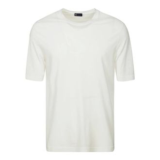 FILIPPO DE LAURENTIIS White Cotton T-shirt Short Sleeves